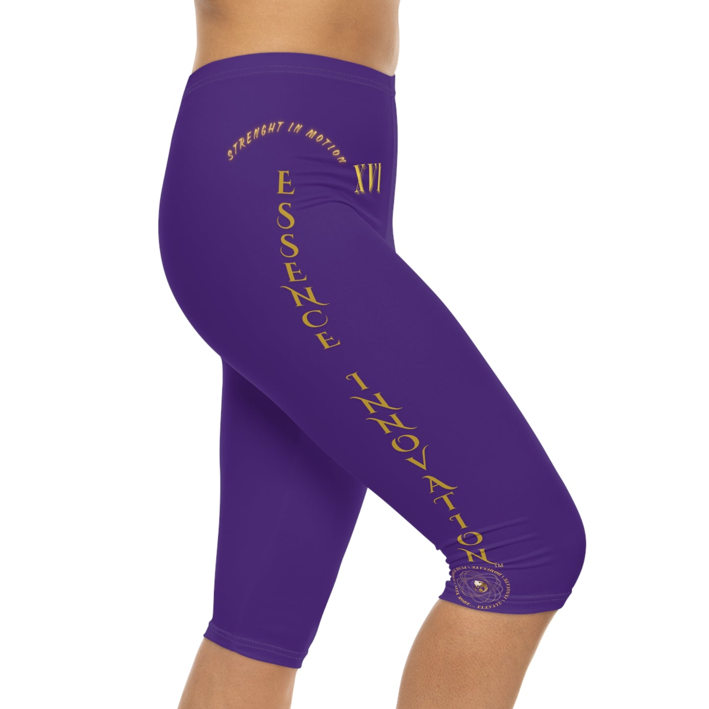 Seek More CL XVI | Capri Leggings | EI Sports | Purple