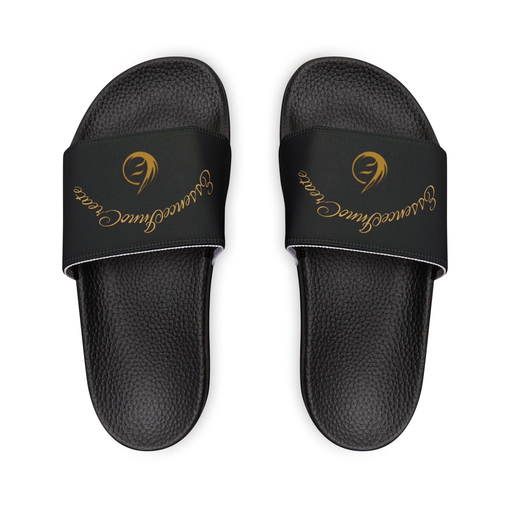 Black EssenceInnoCreate slides with gold branding on a white background