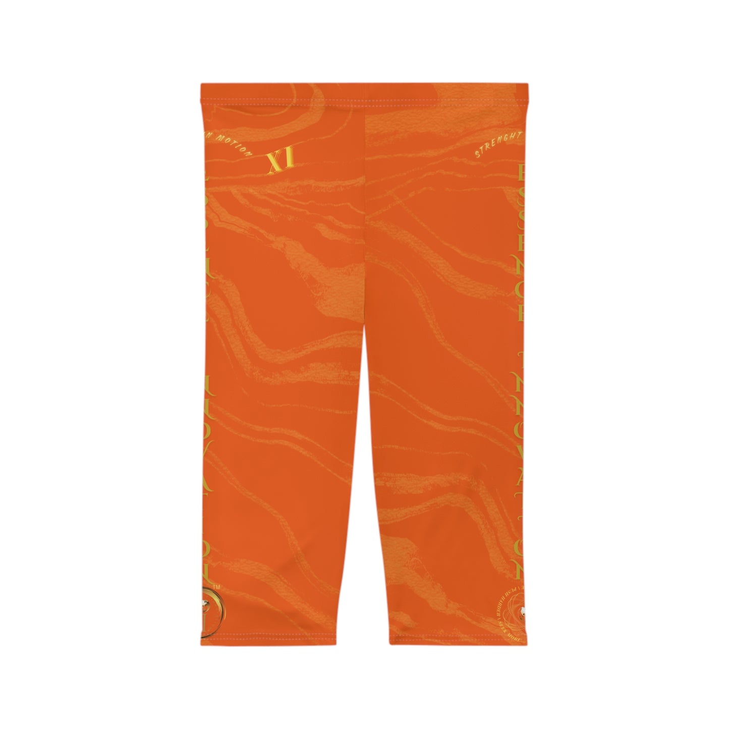 Seek More CLS XI | Capri Leggings | EI Sports | Orange