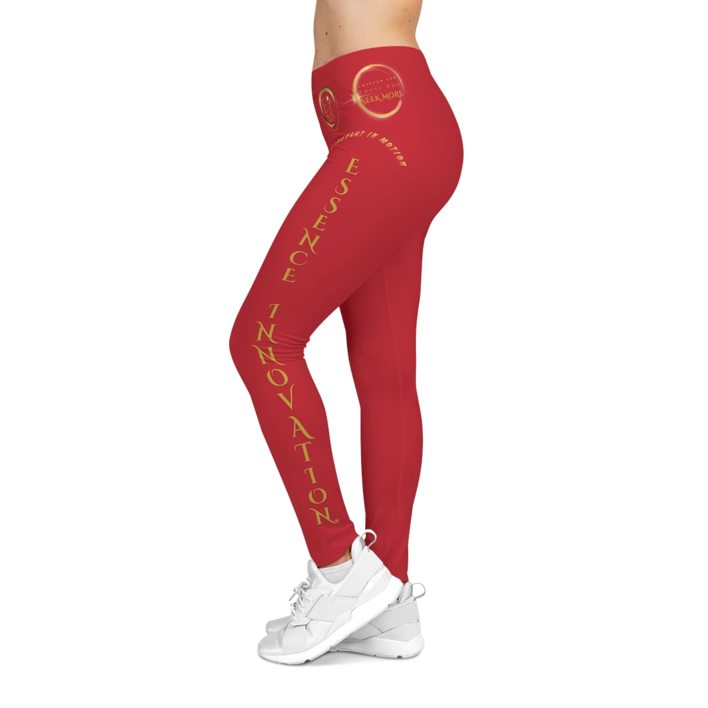 Seek More Premium X | EI Sports Leggings | Dark Red