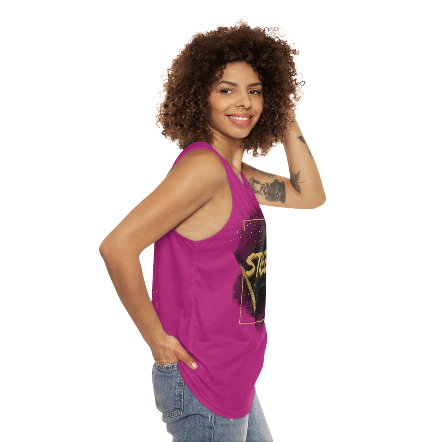 Street Wear Tank XVIII | EssenceInnoCreate | Pink
