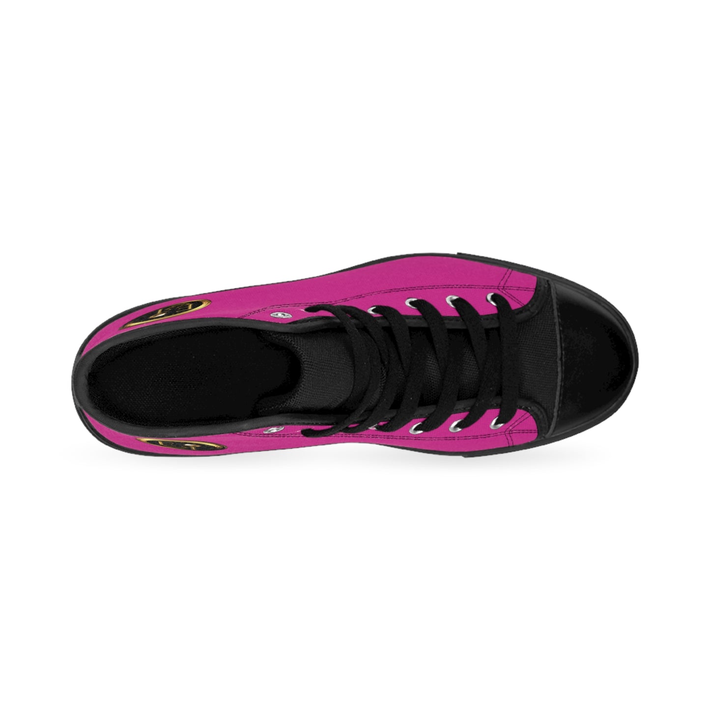 Mens Classic HighTops XVIII | Black Sole | Pink
