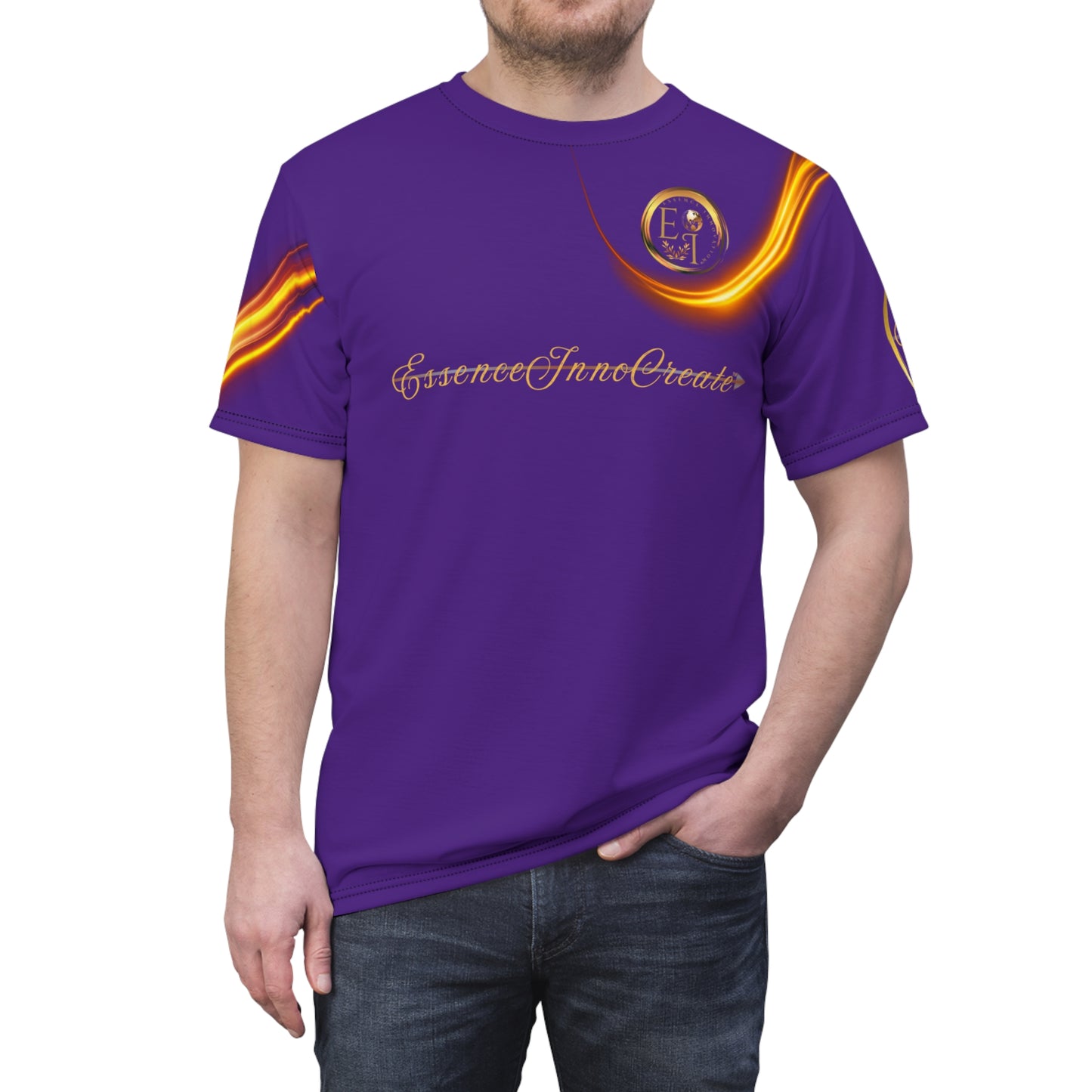Purple Trendsetters Flame Tee | EssenceInnoCreate