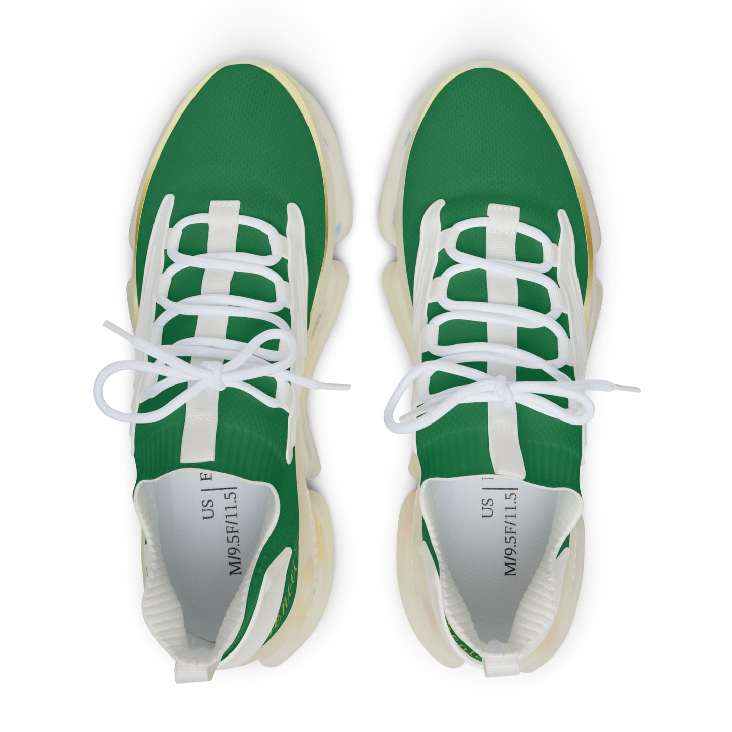 EssenceInnoCreate Green | Men’s White Trim Mesh Sneakers