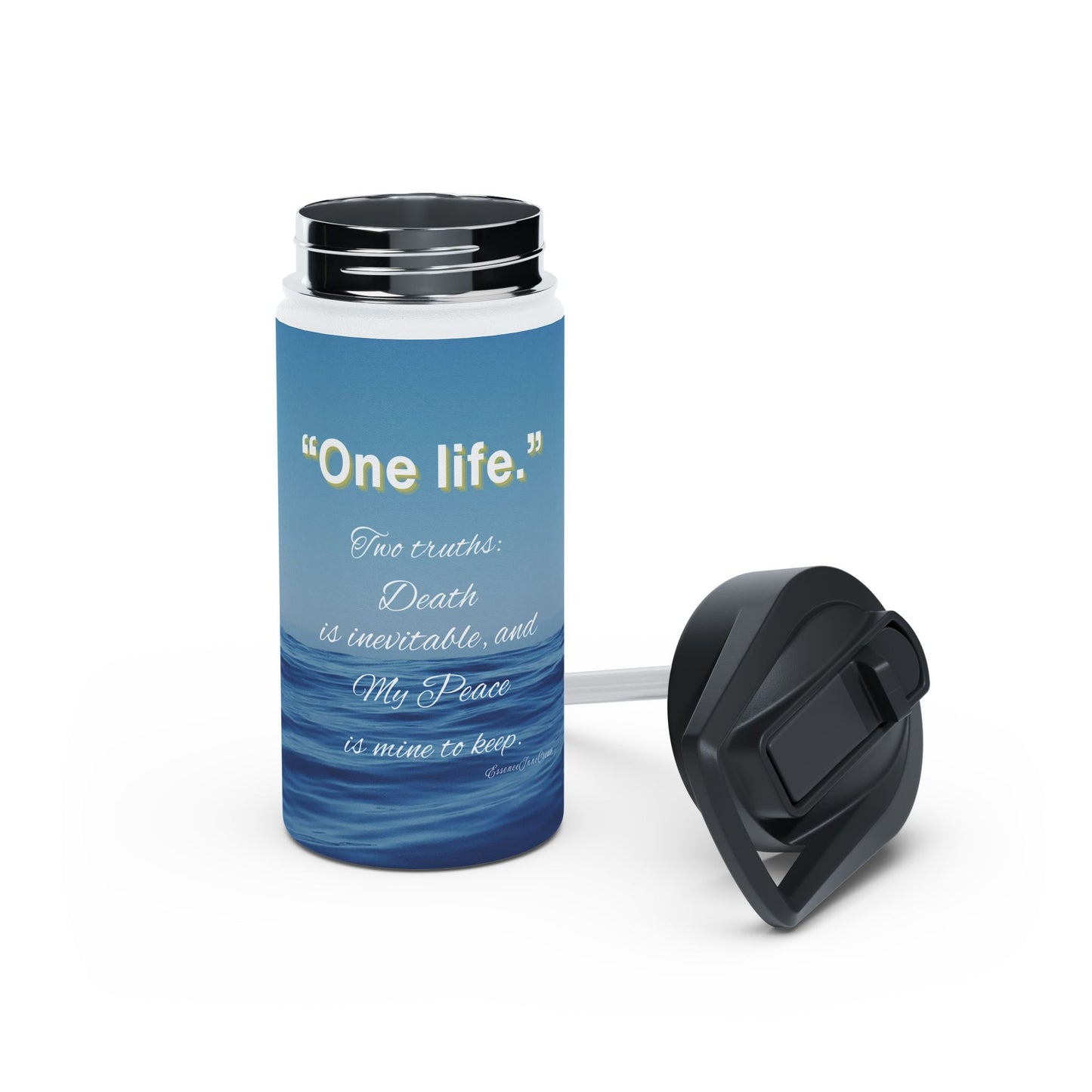 "One Life" Ocean Stainless Steel Water Bottle | 12oz · 18oz · 32oz