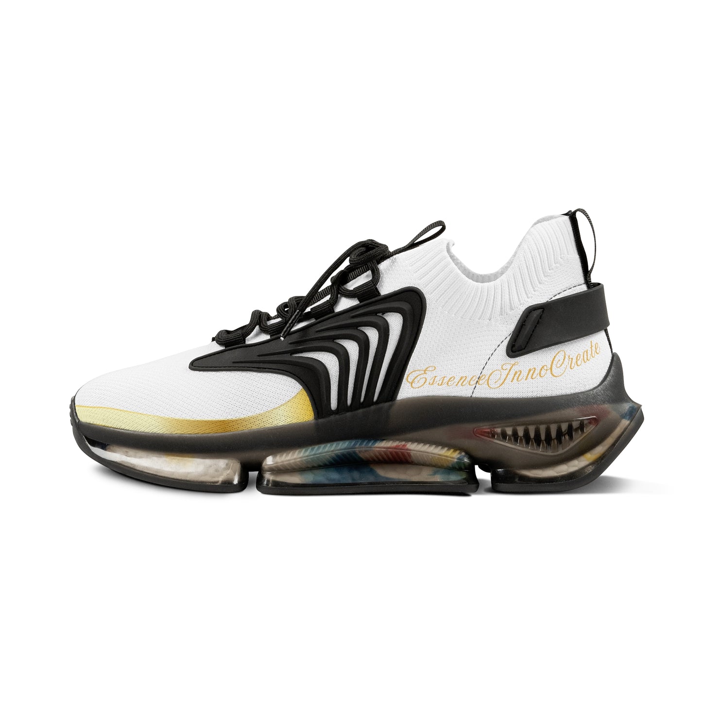 EssenceInnoCreate White | Men’s Black Trim Mesh Sneakers