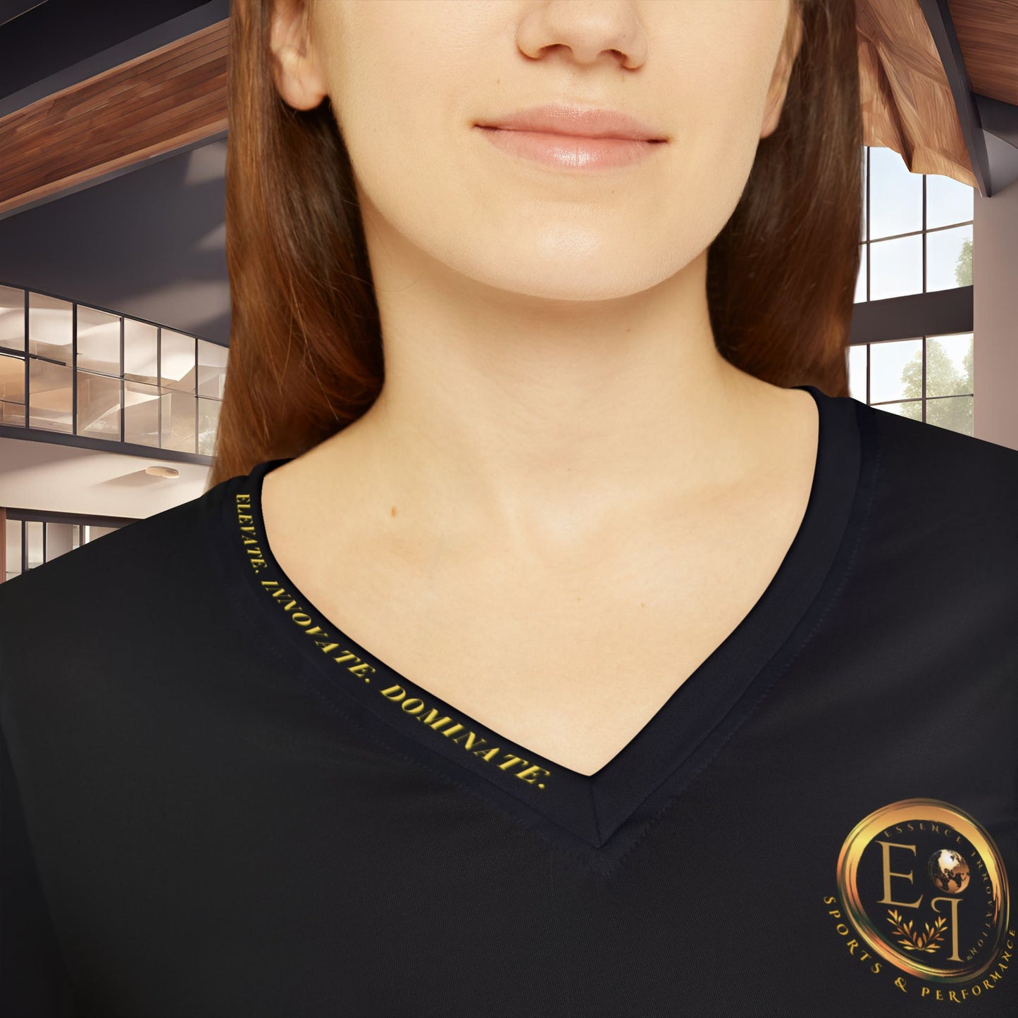 Seek More Performance VII | EI Sports LS V-Neck | Black