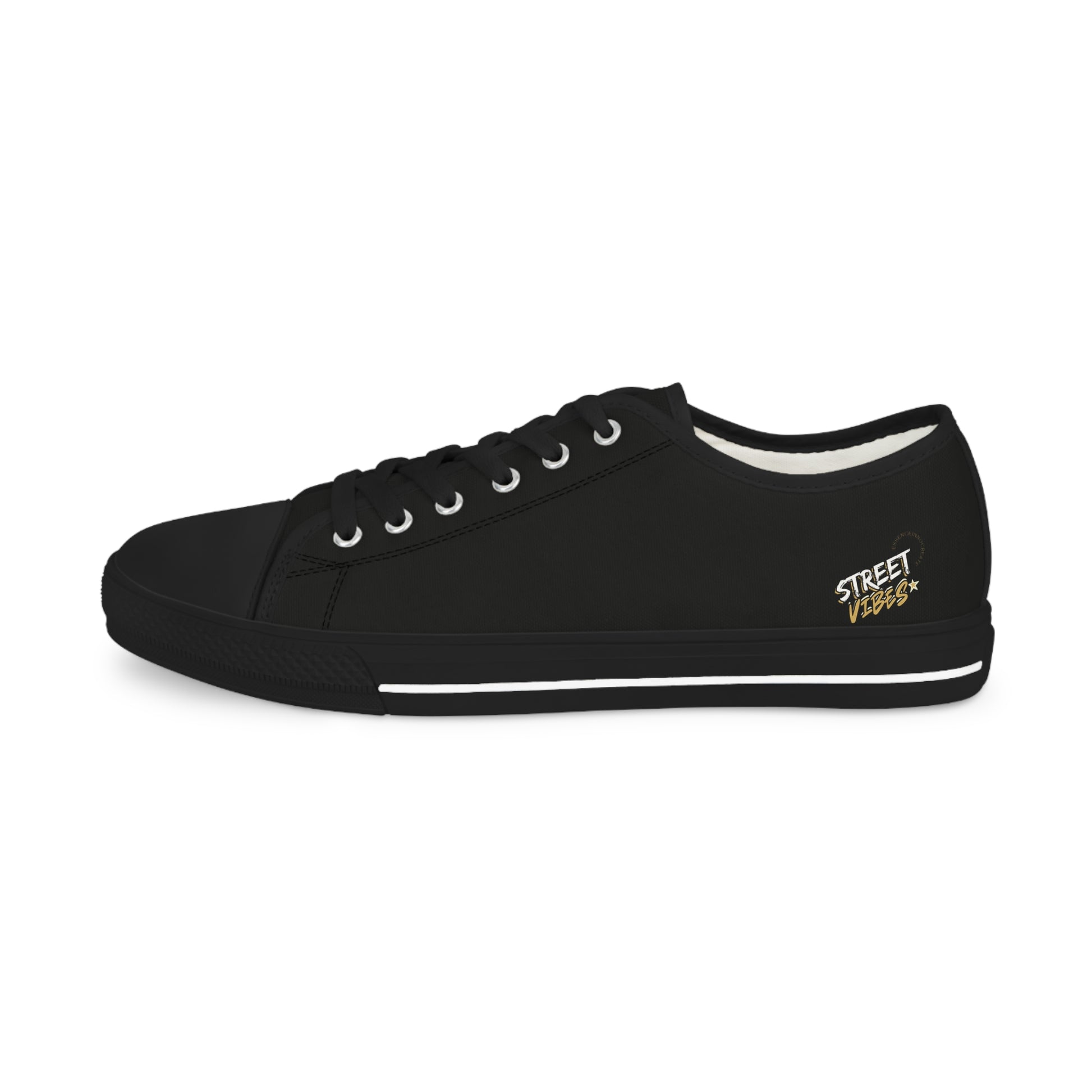 Black Essence Innovation 'Street Vibes' athletic shoe on a white background