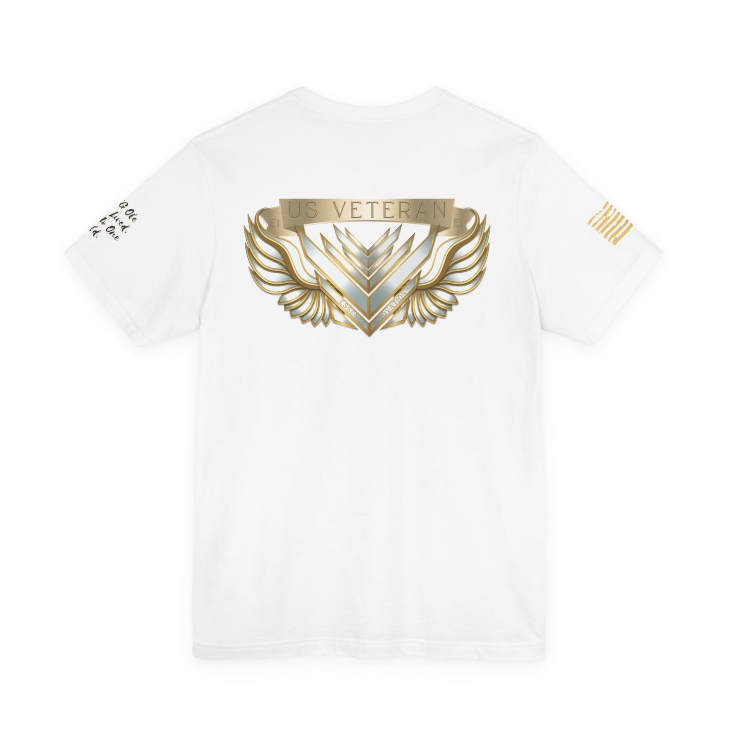 Essence Crest Veteran Tee | Honor, Strength, Quiet Legacy | 13 Colors