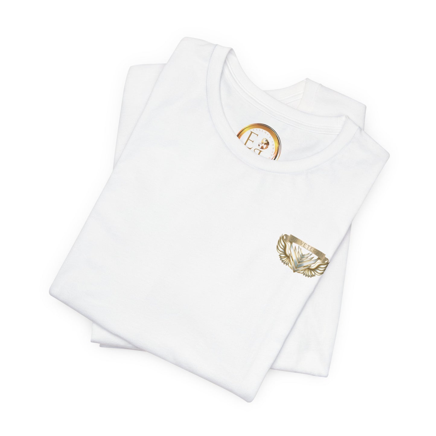 Essence White Veteran Tee – Clean Tribute T-Shirt