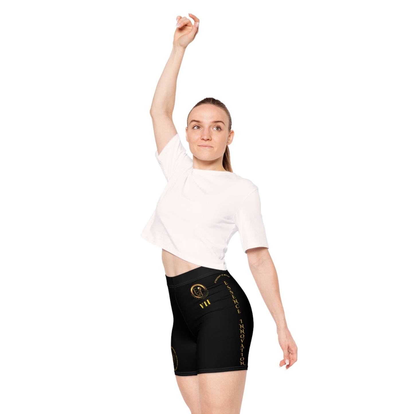 Seek More BS VII | EI Sports Biker Shorts | Black