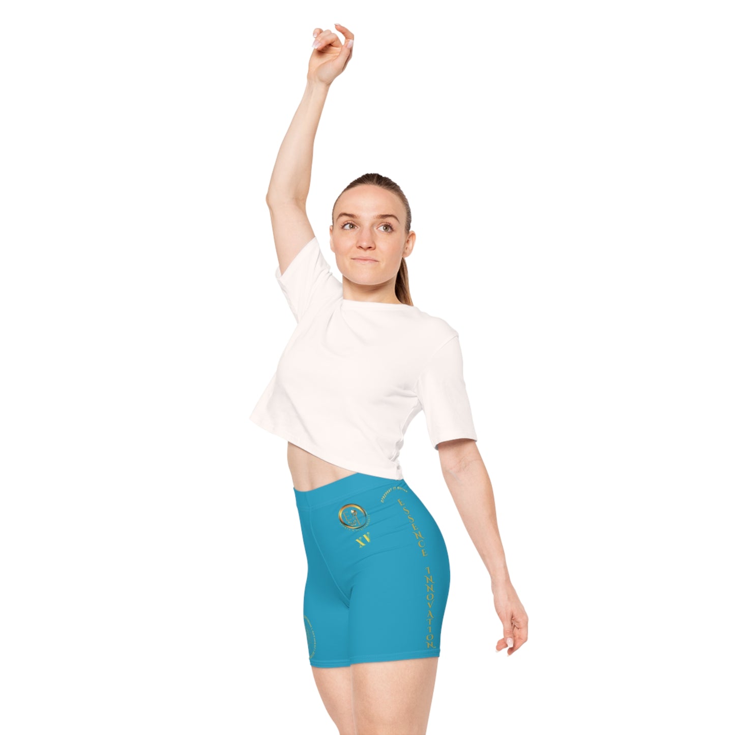 Seek More BS XV | EI Sports Biker Shorts | Turquoise