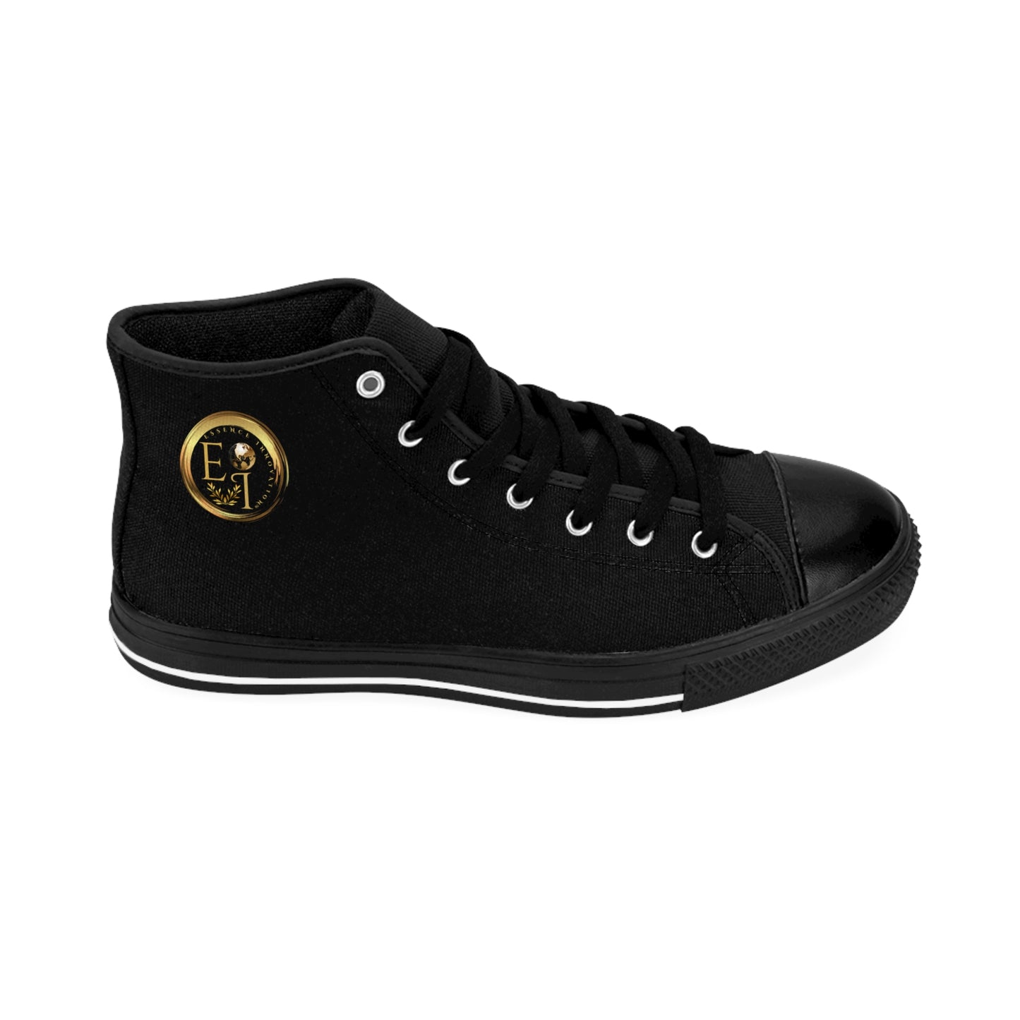 Essence Innovation Mens Streetwear | HighTop Sneakers | Black