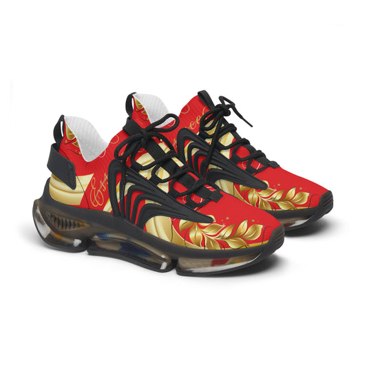 Ladies EssenceInnoCreate Luxe Storm | Mesh Sneakers | Red