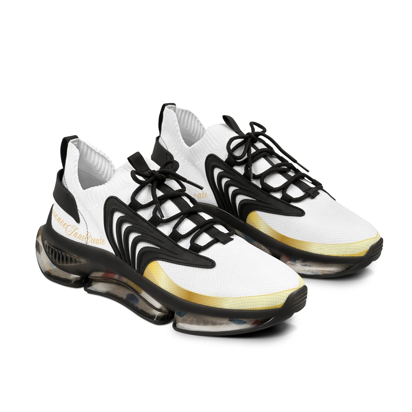 EssenceInnoCreate White | Men’s Black Trim Mesh Sneakers