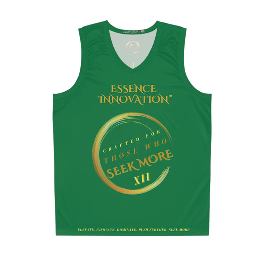 Seek More Dominance XII | EI Sports Basketball Jersey | Dark Green