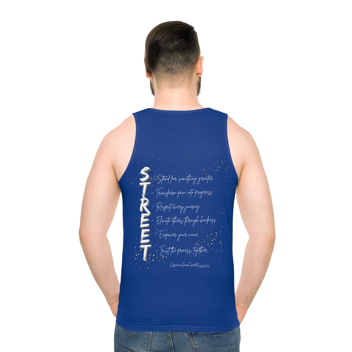 Street Wear Tank XIII | EssenceInnoCreate | Dark Blue