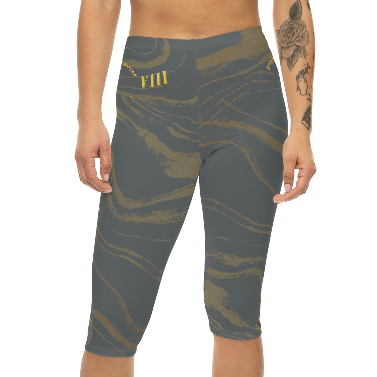 Seek More CLS VIII | Capri Leggings | EI Sports | Dark Grey