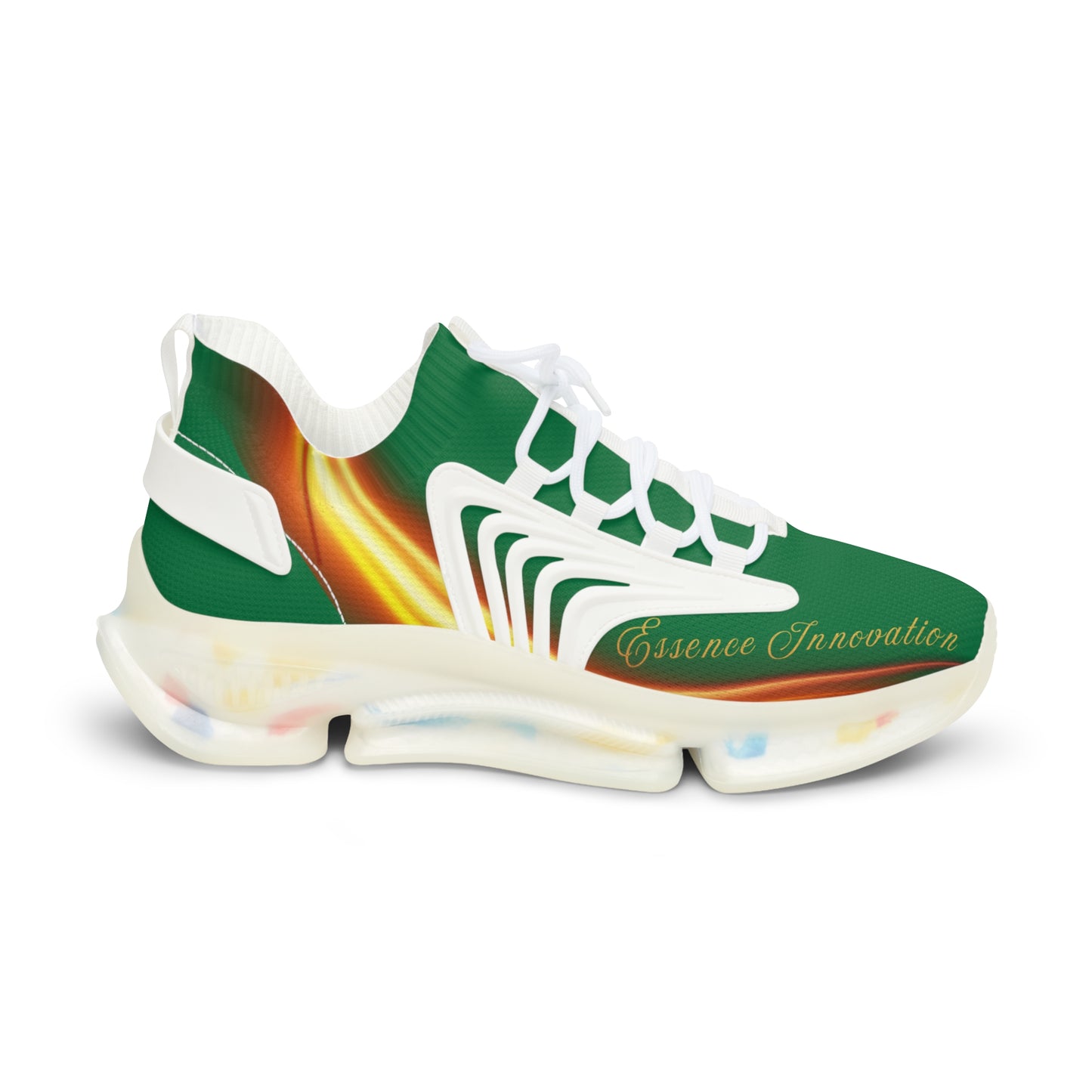 Green Trendsetter Flame | Men’s Performance Sneakers | White Sole