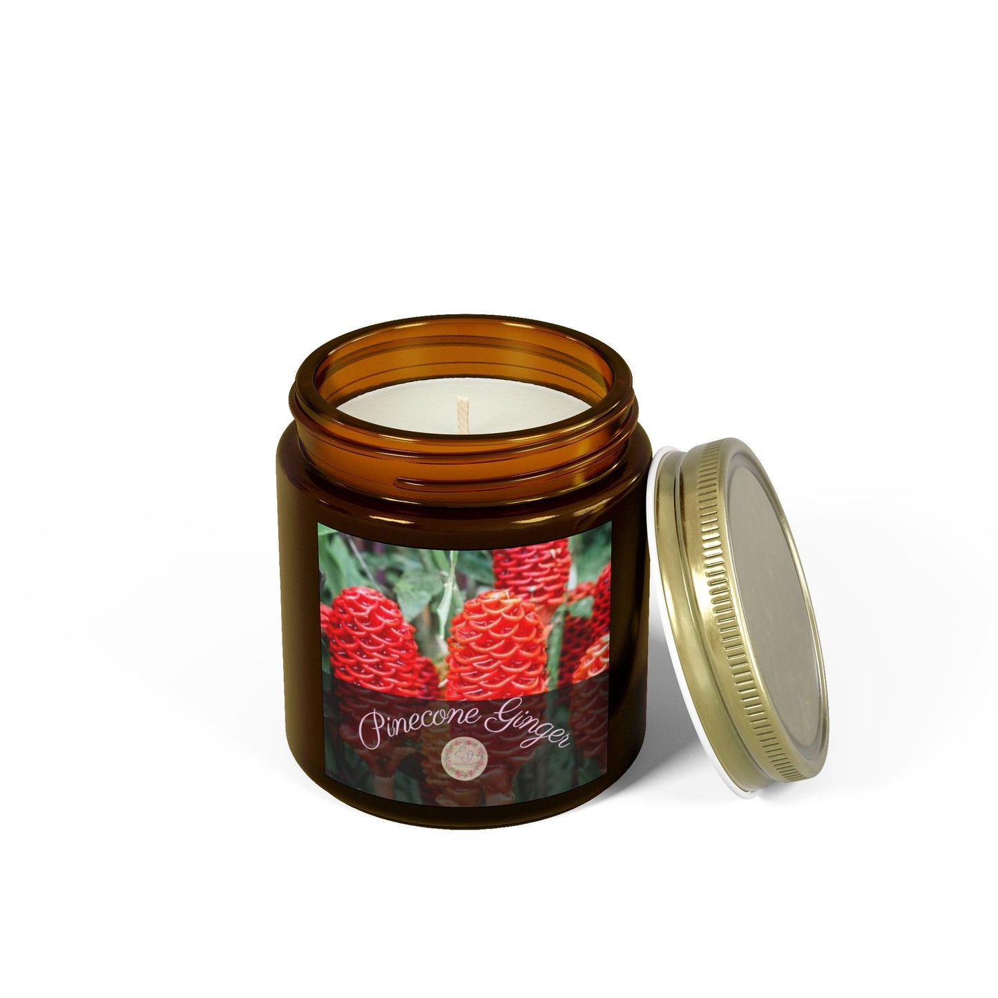 Fragrant Flower | Everwood Candle | Pinecone Ginger | 4oz, 9oz