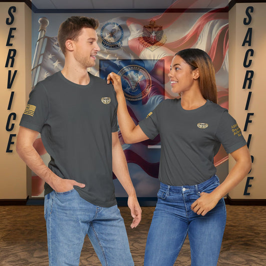 Essence Asphalt Veteran Tee – Minimalist Tribute Shirt