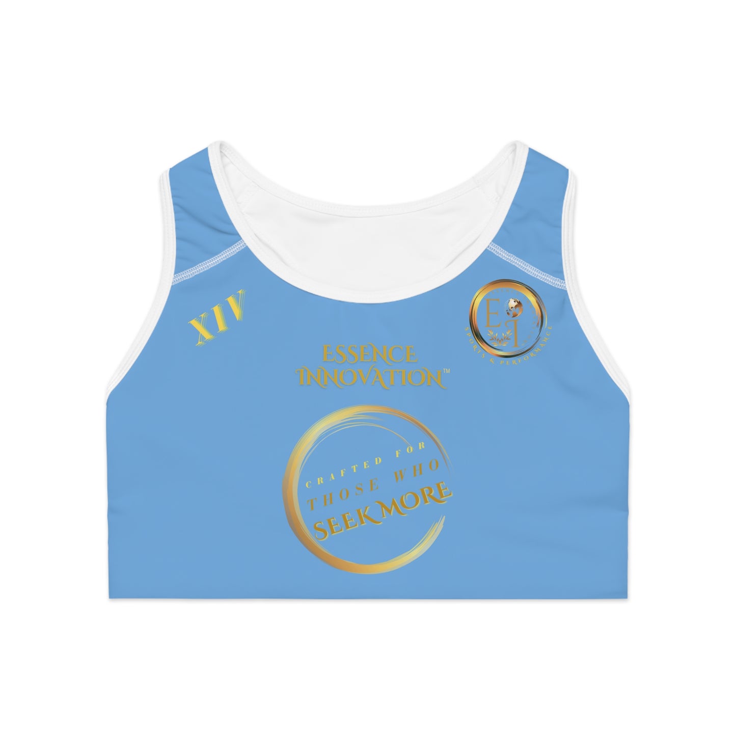 Seek More SB XIV | EI Sports Bra | Light Blue