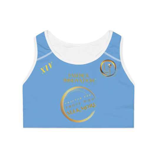 Seek More SB XIV | EI Sports Bra | Light Blue