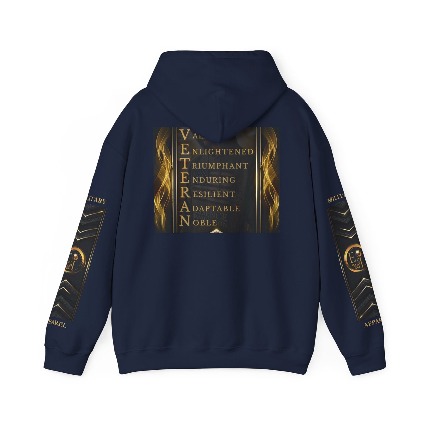Warrior Veteran Qualities Hoodie | Military Tribute