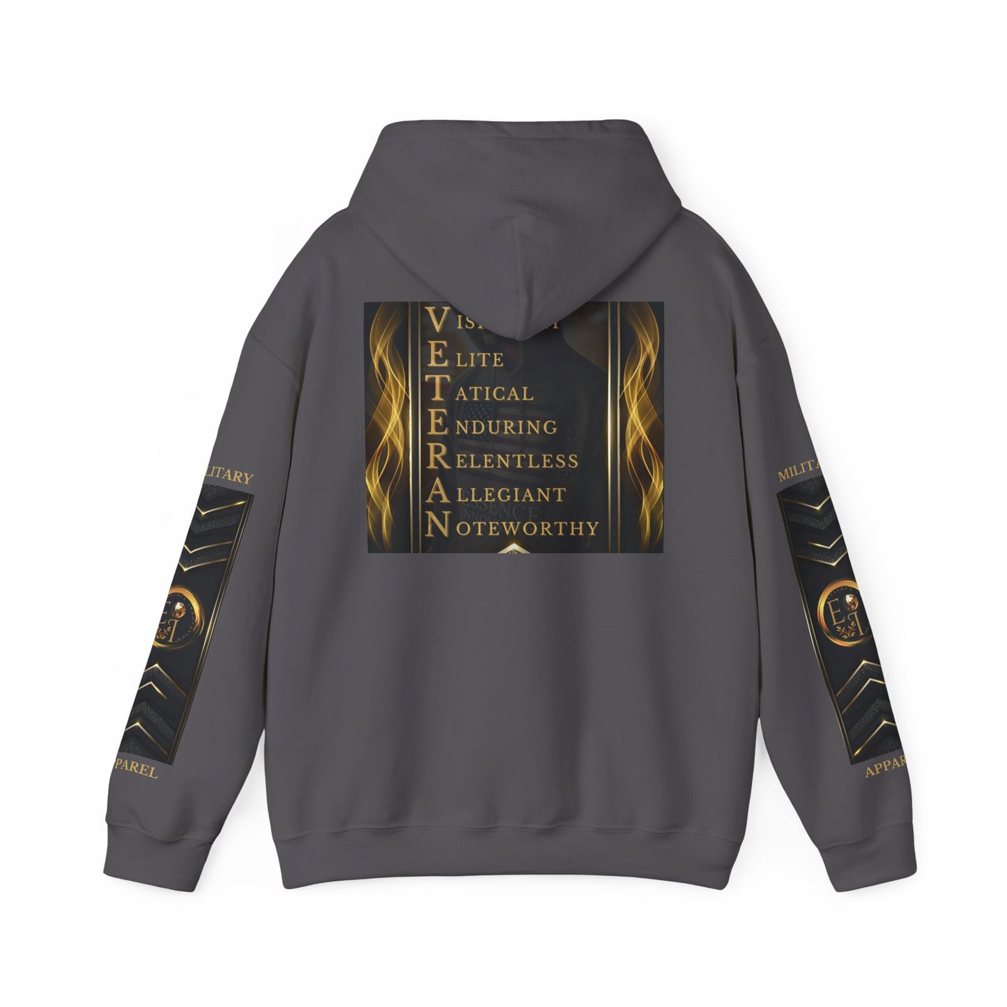 Serviceman Veteran Qualities Hoodie | Military Tribute