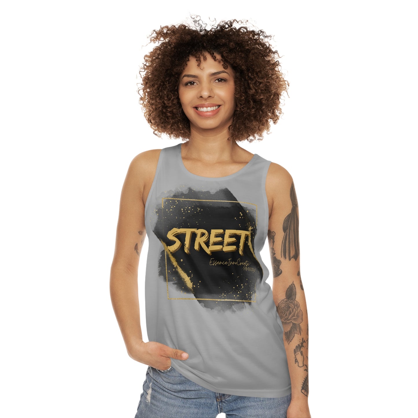 Street Wear Tank XXVI | EssenceInnoCreate | Light Grey