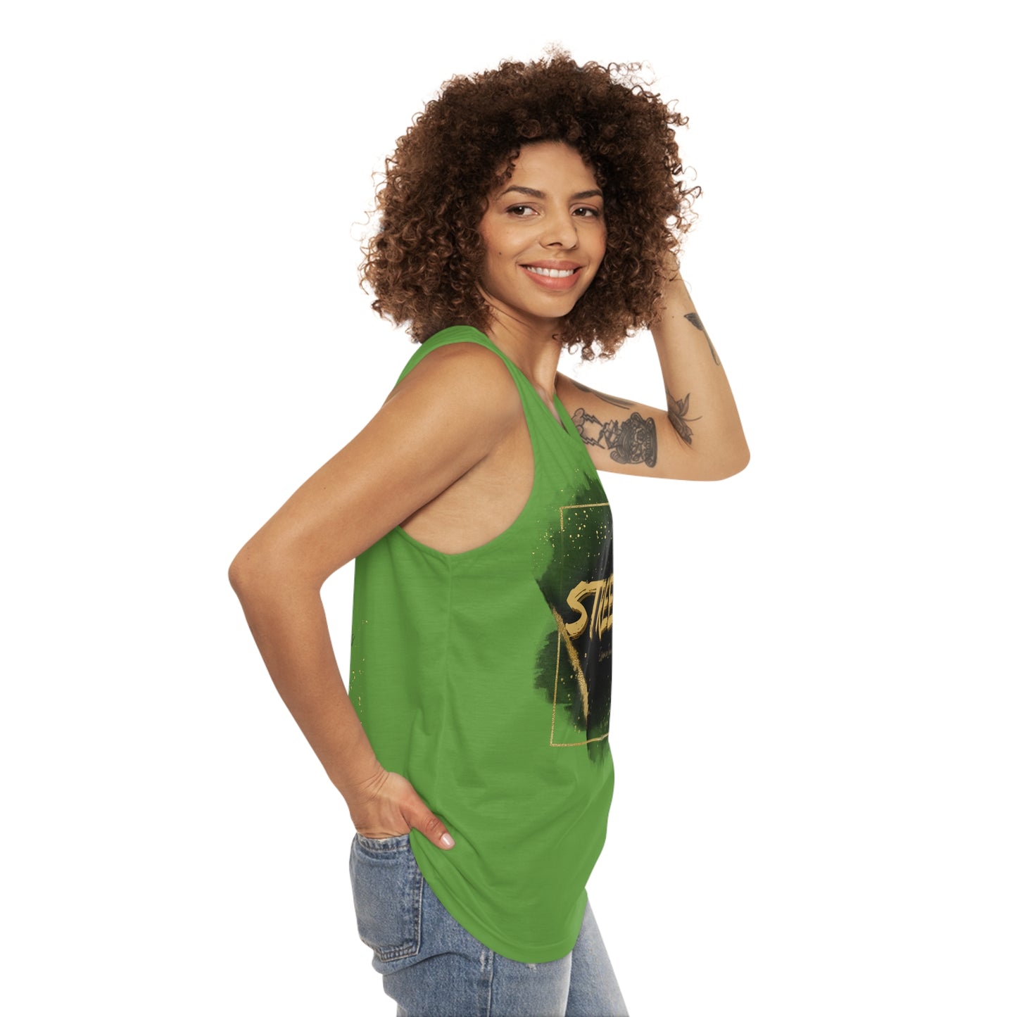 Street Wear Tank XXIV | EssenceInnoCreate | Light Green