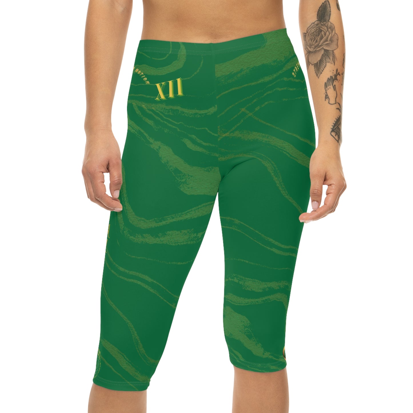 Seek More CLS XII | Capri Leggings | EI Sports | Dark Green