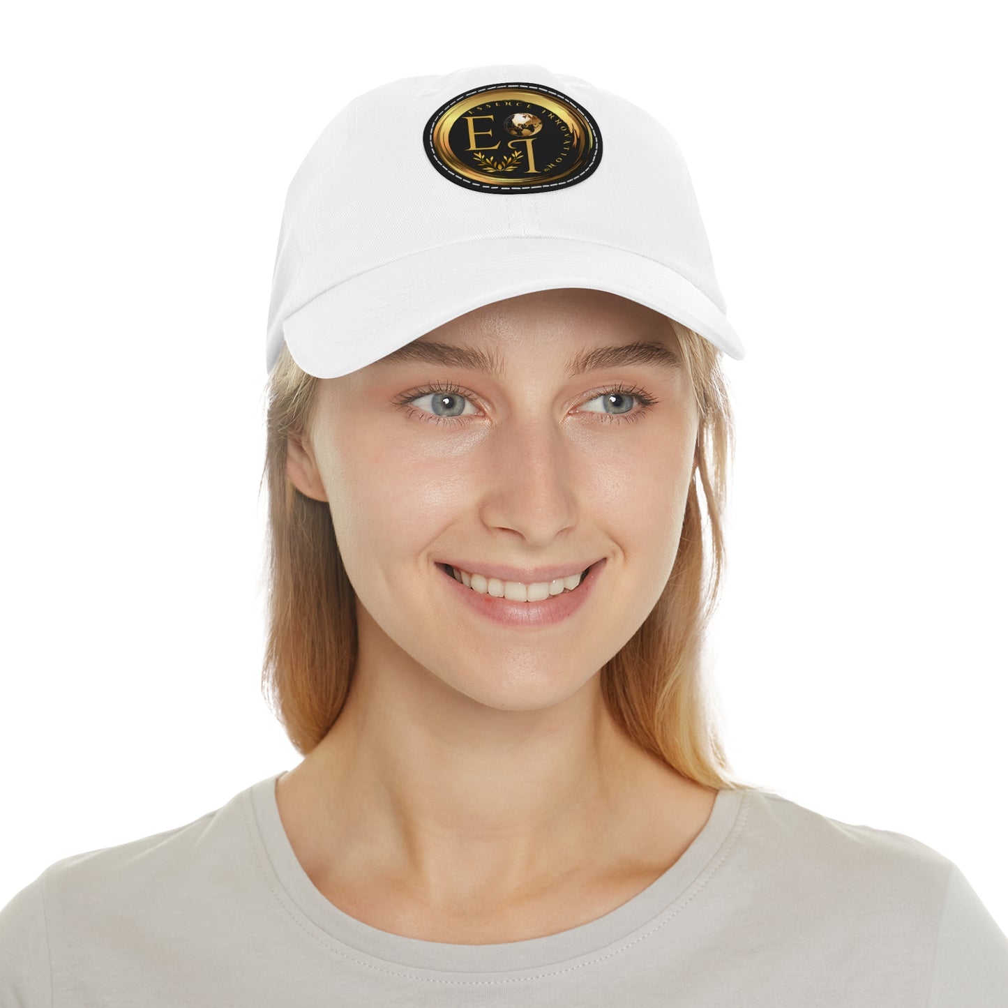 Dad Hat with Leather Patch – 6 Colors | Essence Innovation