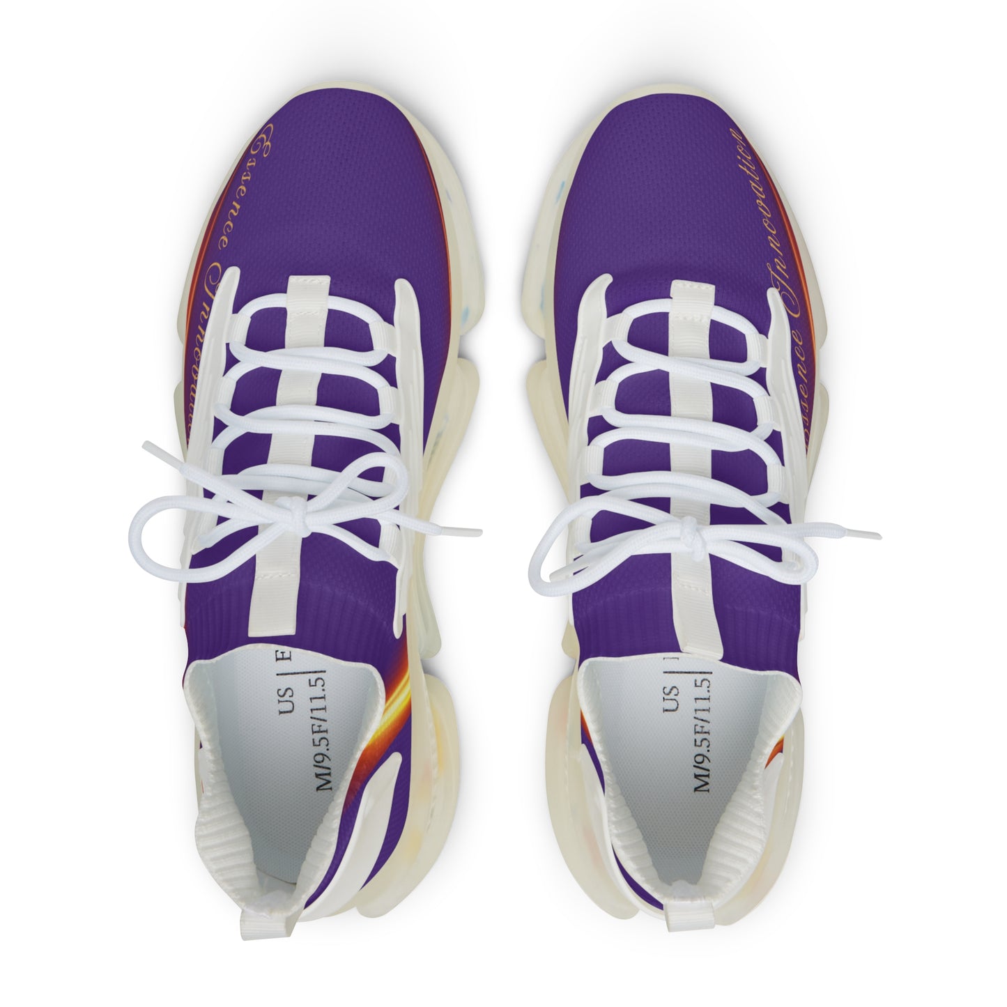 Purple Trendsetter Flame | Men’s Performance Sneakers | White Sole