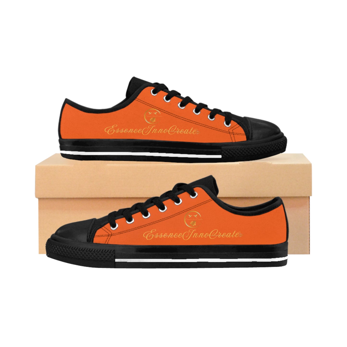 Ladies EssenceInnoCreate Streetwear | LowTop Sneakers | Orange