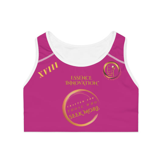 Seek More SB XVIII | EI Sports Bra | Pink