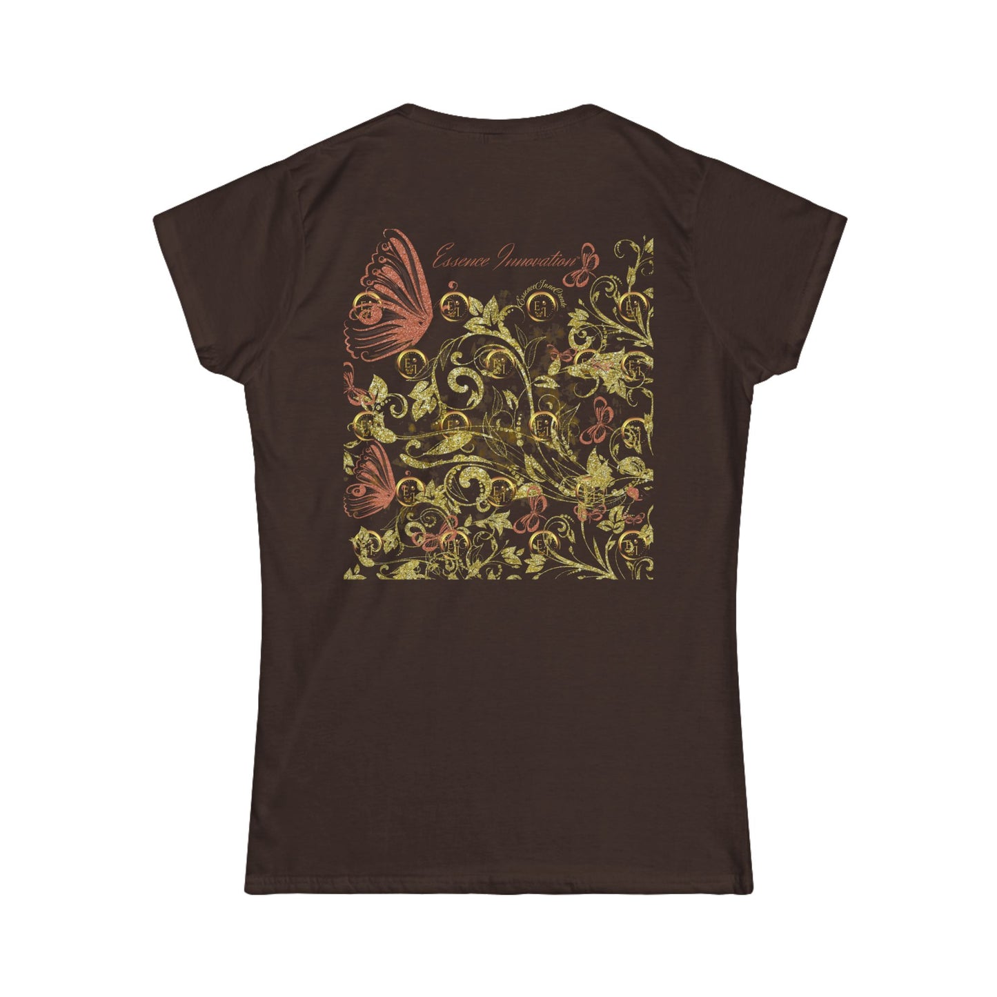 Floral Butterfly T-Shirt | Elegant Nature Lovers | 9 Colors