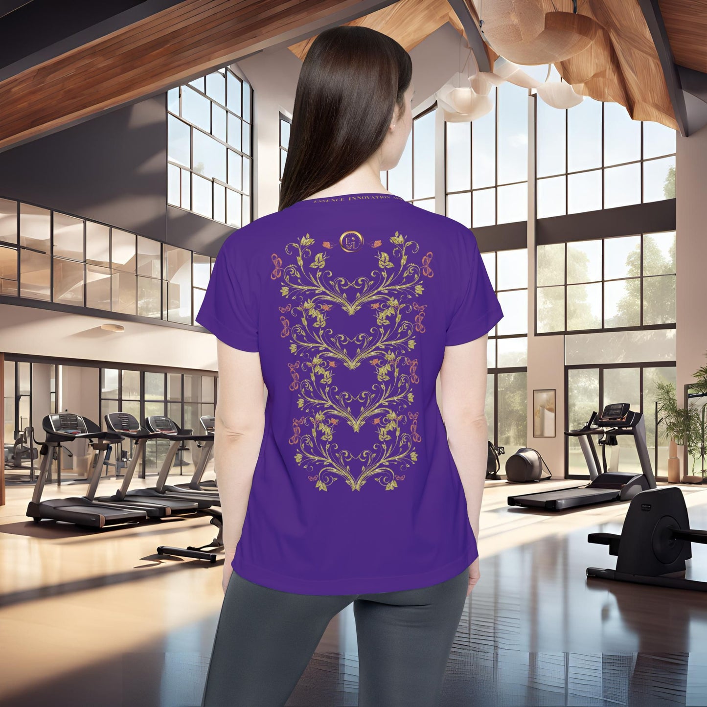 Butterfly Blossom Tee XVI | EssenceInnoCreate | Purple