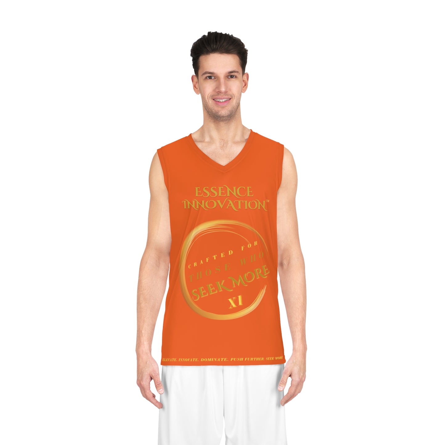 Seek More Dominance XI | EI Sports Basketball Jersey | Orange