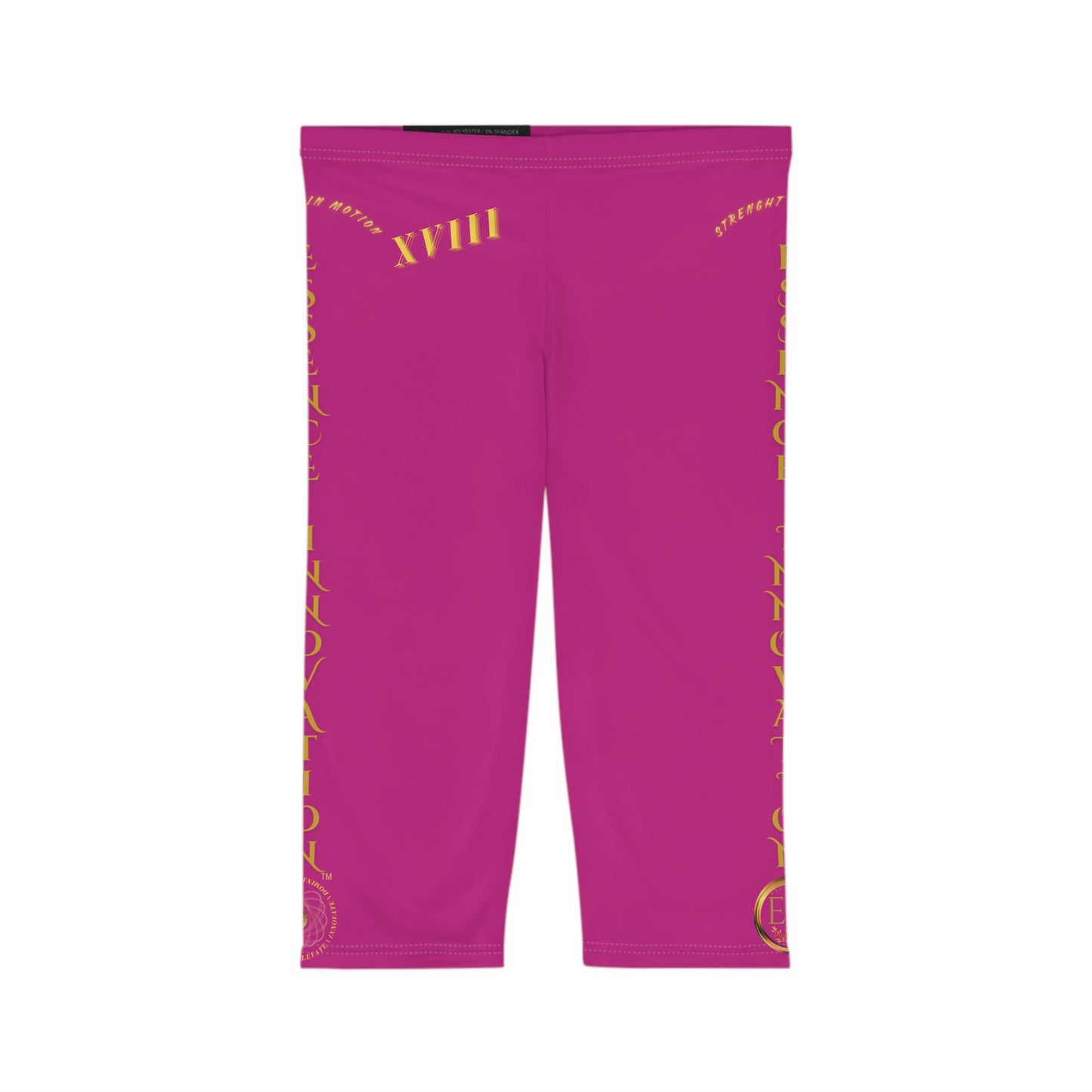 Seek More CL XVIII | Capri Leggings | EI Sports | Dark Pink