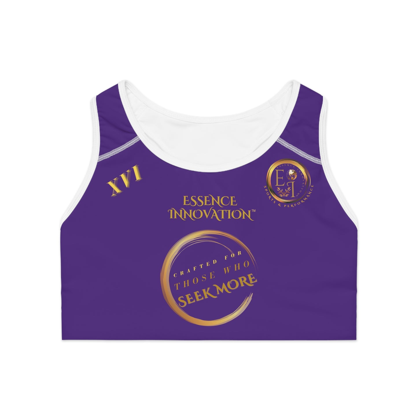 Seek More SB XVI | EI Sports Bra | Purple