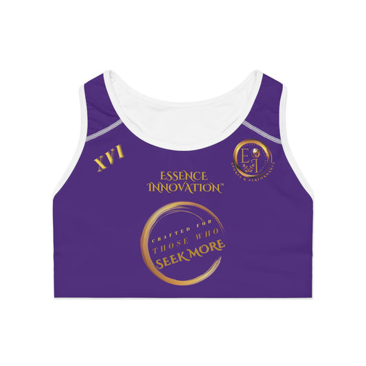 Seek More SB XVI | EI Sports Bra | Purple