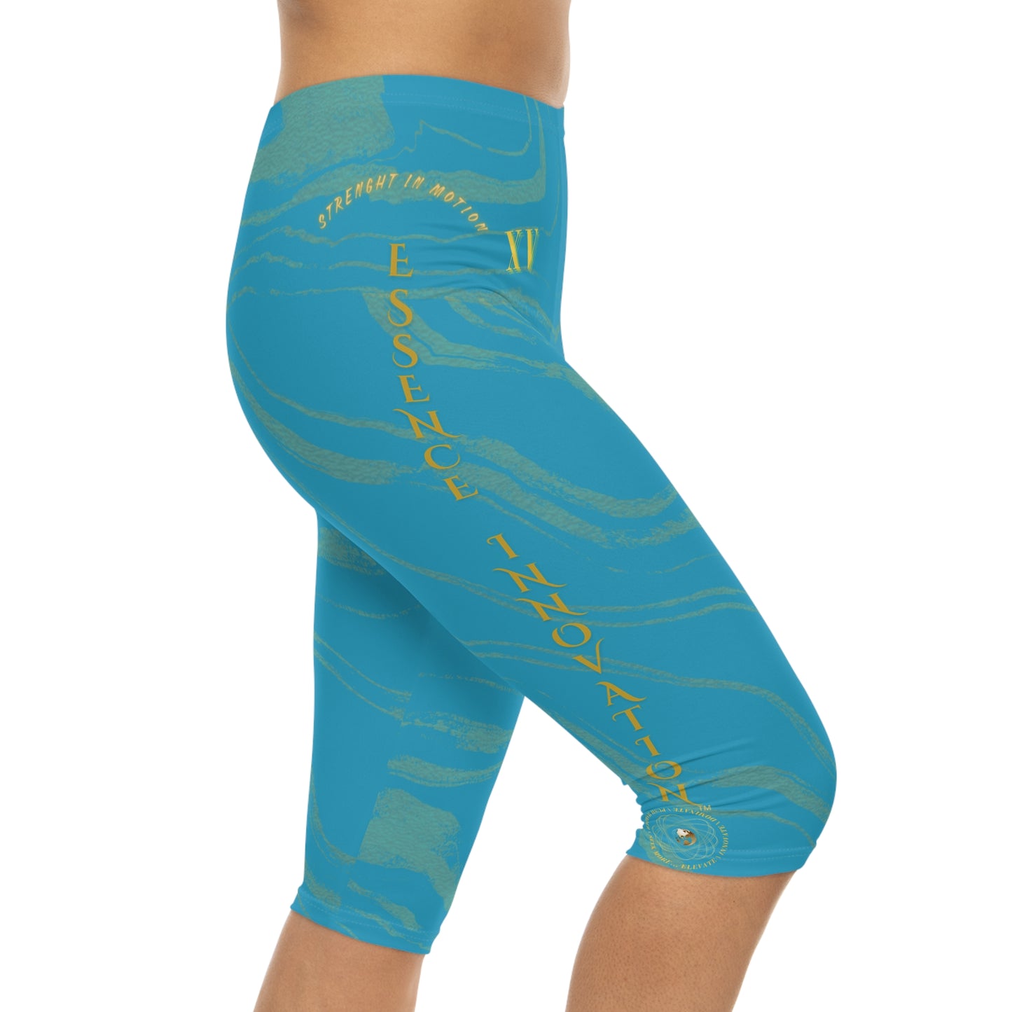 Seek More CLS XV | Capri Leggings | EI Sports | Turquoise