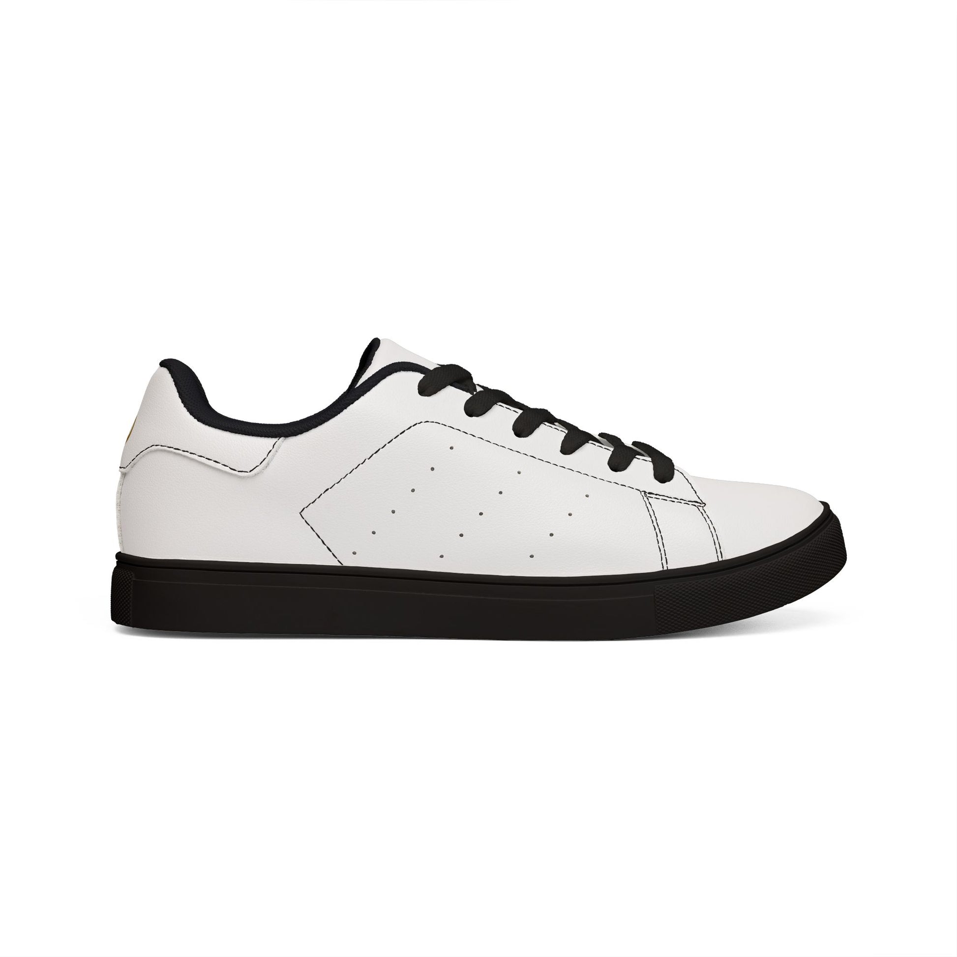 White EssenceInnoCreate sneaker with black accents on a white background