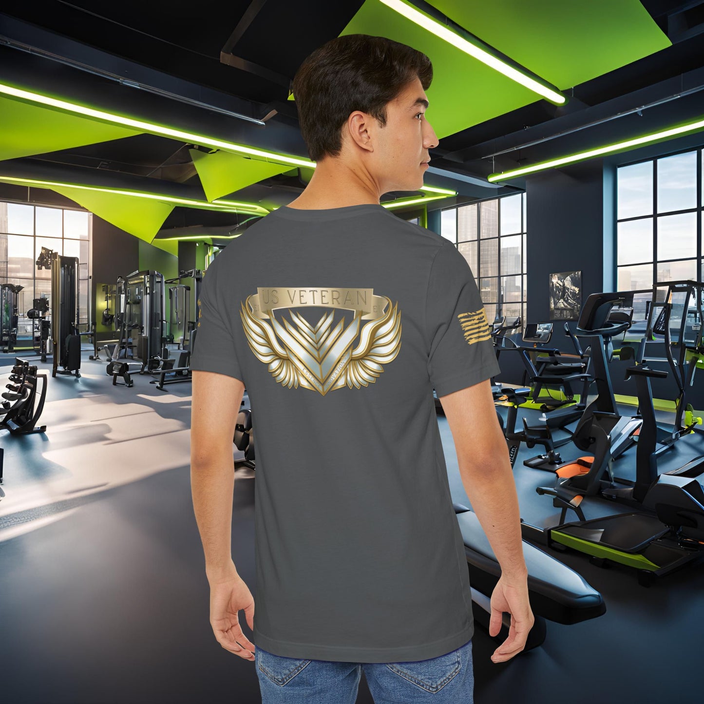 Essence Asphalt Veteran Tee – Minimalist Tribute Shirt