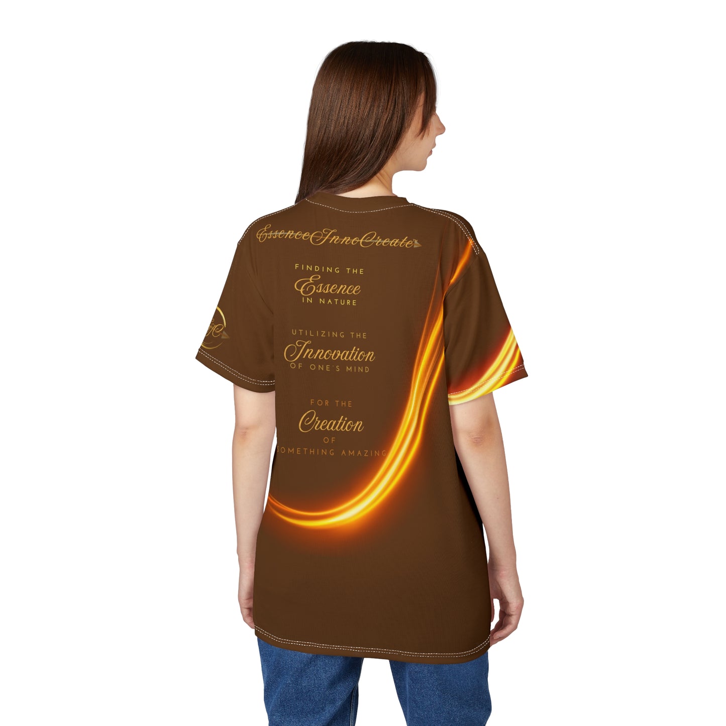 Brown Trendsetters Flame Tee | EssenceInnoCreate