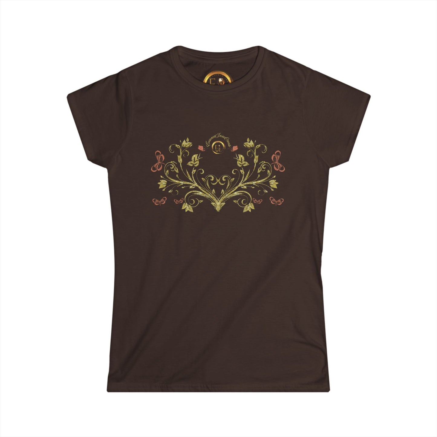 Royal Blossom Cotton Tee | EssenceInnoCreate | 9 Colors