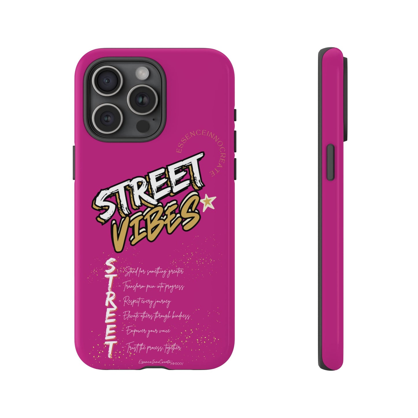 EssenceInnoCreate® Street Vibes Pink Phone Case