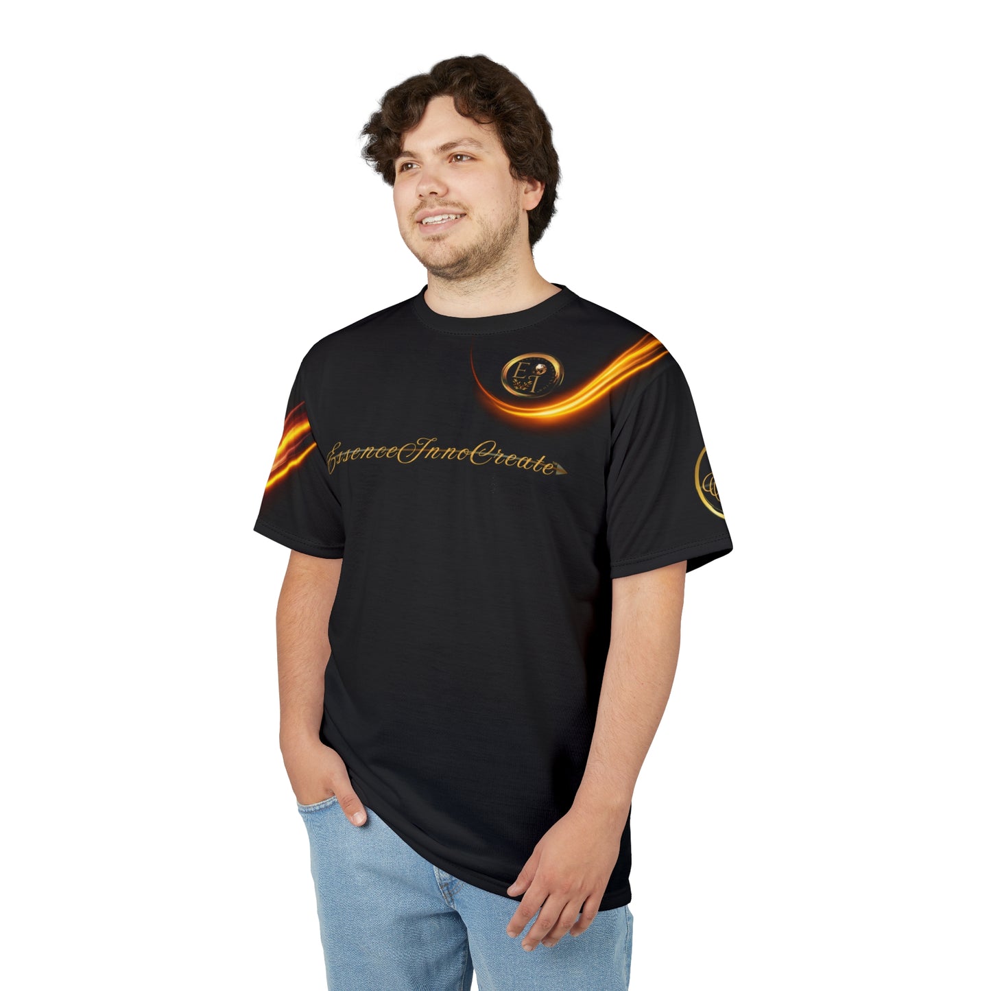 Black Trendsetters Flame Tee | EssenceInnoCreate