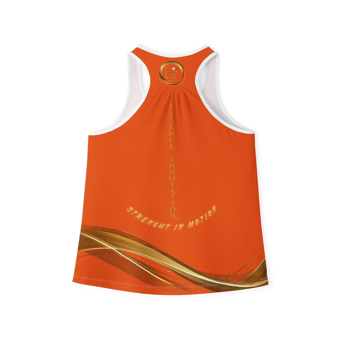 Seek More Luxe~T XI | EI Sports Racerback Tank | Orange
